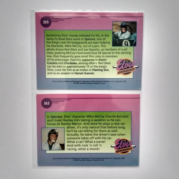 Elvis Presley Vintage Trading Cards 1992/93 (10) - Picture 4 of 10